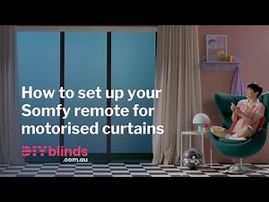 How to Set Up a Somfy Remote for Motorised Curtains
