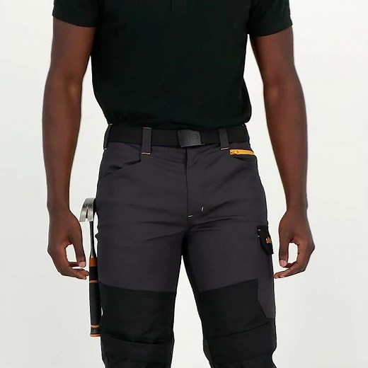 Site Allman Trouser Grey/Black | Screwfix