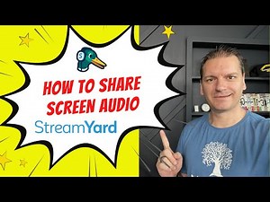 Streamyard Tutorial - How To Share Screen Audio (Great for Reaction Videos) | Mike Hobbs
