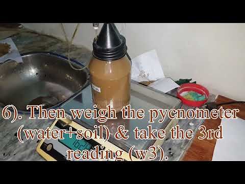 Specific Gravity of soil by Pycnometer method, Abasyn University