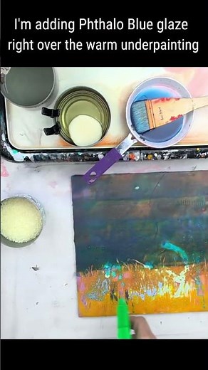 Let's FINISH this ENCAUSTIC Painting | Glazing, Gouging, Fusing!