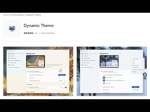 Dynamic Theme - Windows 10 & 11 - must have Windows app for your Lock Screen and background