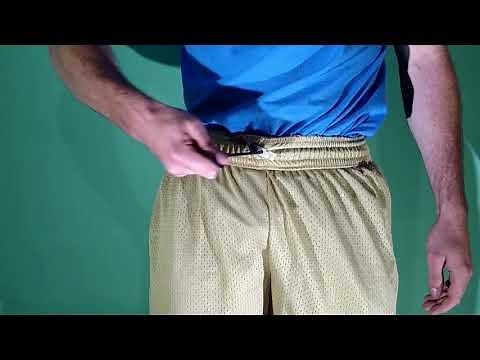 How to tie a drawstring tight with one hand