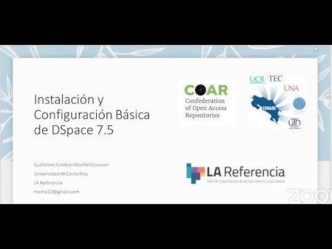 Instalación y configuración básica de DSpace 7.5