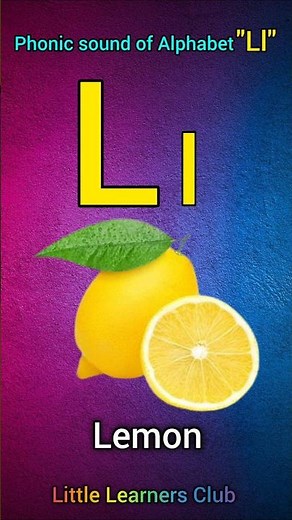 Learns phonic sound of Alphabet 'L'| kids education #alphabet #phonics #kidseducation #learning