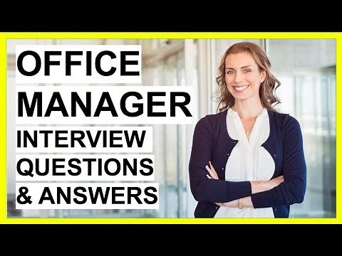 OFFICE MANAGER Interview Questions And Answers! (5 Tough Interview Questions)