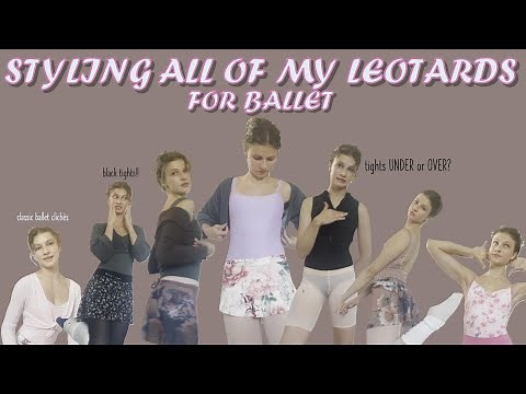 what ballerinas REALLY wear (ballet leotard try on haul, my leotard collection)