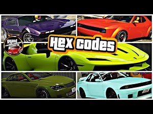 13 GTA V Crew Colours (with Hex Codes) *NEW*