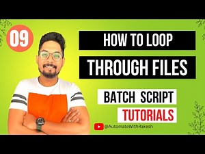 Batch File to Loop Through Files