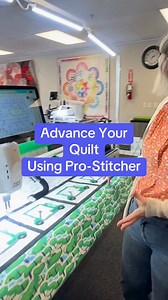 Here, Kim (HQ Studio Educator) shares how she advances her quilt using Pro-Stitcher. | Handi Quilter