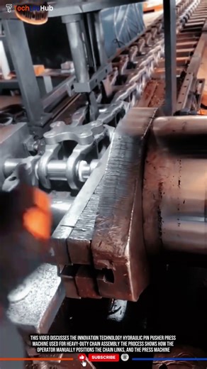 Innovation Technology Semi-Manual Heavy Chain Assembly: Pusher Press Strength.