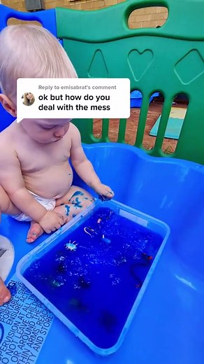 #stitch with @busyhands.sensoryplay @Lil Helper @Lil Helper worried about a messy home with a child? There are ways to keep your home clean and we have solutions to keep your baby clean as well. A splat mat is fantastic to make sure that alll the mess that your baby makes is contained and easily cleaned. Use a waterproof full sleeve smock to keep your baby clean. #parentingtips #parentinghacks #firsttimemom #firsttimemum #firsttimeparents #firsttimeparentstobe #parentingadvice #parenting101 #mom