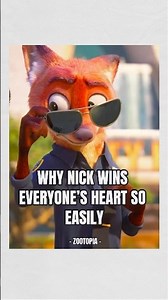 That’s exactly why Nick wins everyone’s heart so easily.#zootopia