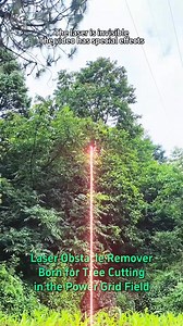 2.7M views · 17K reactions | Laser obstacle remover helped hundreds of power companies solve the problem of clearing obstacles from high-voltage lines. #Laser Obstacle Remover #Laser Tree Cutter #RedCoast Laser #Laser Cannon China | Redcoast Laser | Facebook