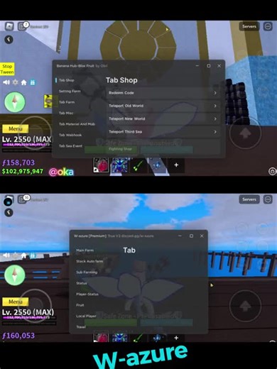 script here or in bio!!!👇👇👇 loadstring(game:HttpGet('https://pastebin.com/raw/LU26CZcz',true))() #blozfruit #bloxfruitscript #roblox #script #viral #fyp #pov #delta #arceusx #redzhub #bananahub #wazure #antiban #bestscript