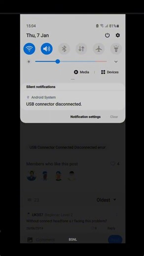 USB connector connected/ Disconnected Problem in Samsung Galaxy M11 M21 m31 A50 All devices