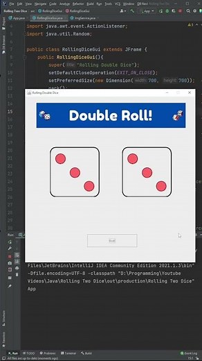 I made this Rolling Dice Game (Java GUI)