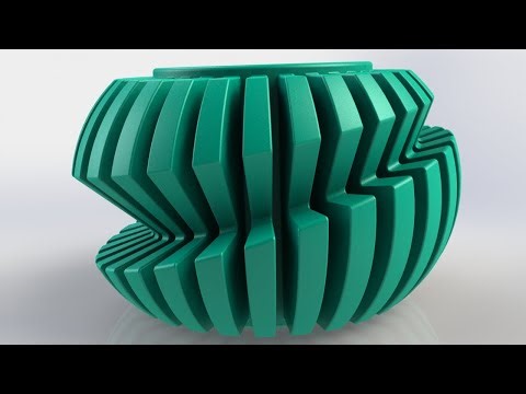 Solidworks: plant pot (3)