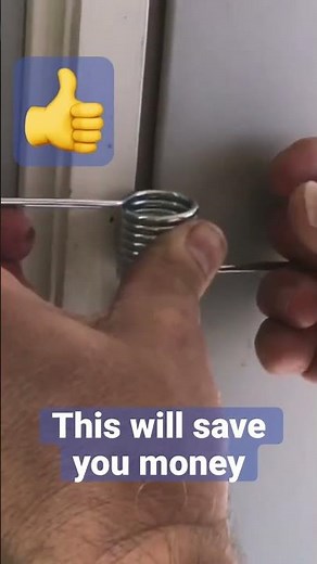 How to install a door hinge spring