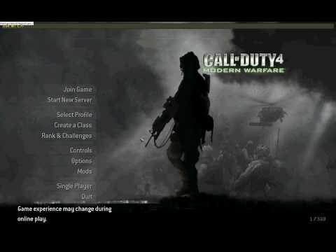 how to fix call of duty 4 multiplayer problems ex (server connection problem)