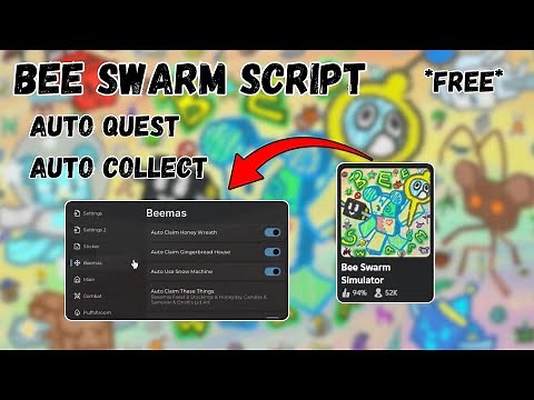 Bee Swarm Simulator Script PASTEBIN | Auto Quest, Auto Farm, AutoStocking, MORE