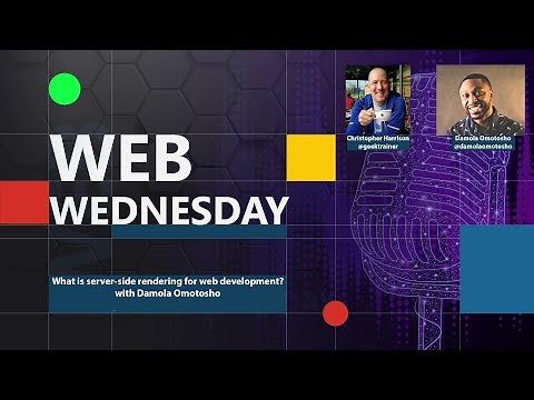 What is server-side rendering for web development?