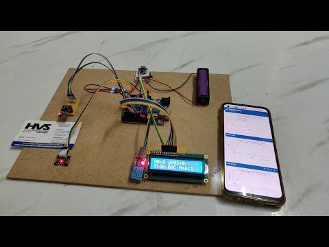 Health Monitoring through IoT heart rate Spo2 Humidity and Temperature - Max30102, DHT11