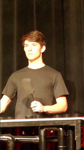 High Schooler Plays Homemade PVC "Instrument"!