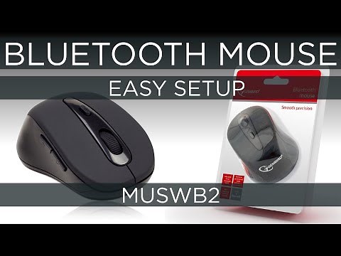 Bluetooth Mouse Easy Setup - MUSWB2 - GEMBIRD