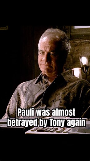 Pauli was almost betrayed by Tony again. #foryou #thesopranos #series #shorts #drama