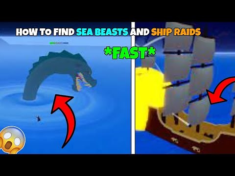 How to Find SEA BEASTS and SHIP RAIDS *FAST* (Roblox Blox Fruits)