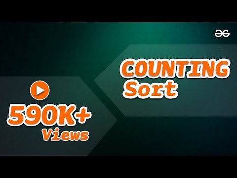 Counting Sort | GeeksforGeeks