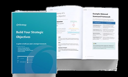 Examples of Strategic Objectives | OnStrategy Resources