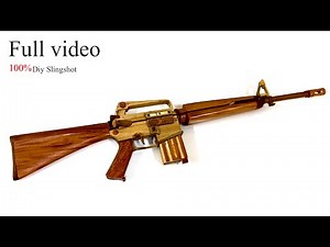 Wooden Art || DIY Slingshot • Wooden Gun