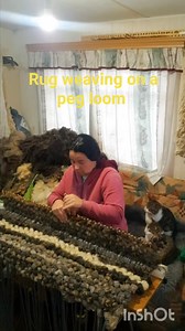 46K views · 423 reactions | Peg loom making from start to finish #wool #art #craft #diy #farm #farming #hobby #weaving | Welsh cottage by Zina | Facebook