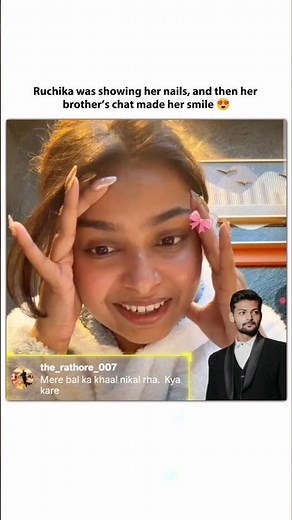 Ruchika's brother in her live 😝😅🎀 #ruchikarathore #shorts #shortsfeed ‪@triggeredinsaan‬