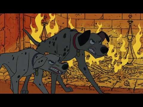 101 DALMATIANS FIGHT SCENE
