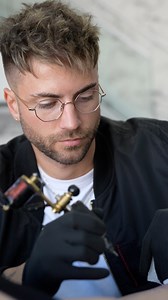 An Abstract-Tattoo Timelapse 👁️ #tattooideas #tattooartist #tattoos | Daniel Silva Tattoo