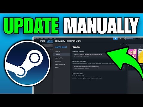 How To Update Steam Games Manually (2025)
