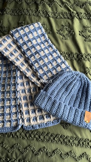 Crocheted by K on Instagram: "crochet a gridwork scarf with me (hourly progress checks) 💙 #crochet #crocheting #crochetinspo #crocheter #crochetscarf"