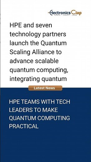 HPE Launches Quantum Scaling Alliance! ⚛️💥 Next-Gen Quantum + HPC for Real-World Breakthroughs #news