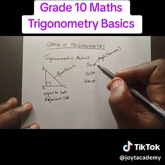 Grade 10 Trigonometry Basics Made Simple