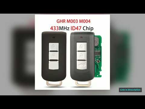 jingyuqin 433MHz ID47 Chip Smart Remote Car Key GHR M003 M004 For Mitsubishi Pajero Sport L200