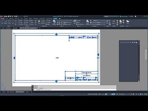 AutoCAD 2023 Layout Template Customization
