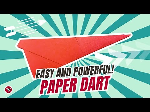 Sticky Note Paper Dart Tutorial | Easy Origami Arrow That Flies!