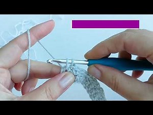 CROCHET - How to Join New Colour and Switch Between Colours Without Cutting Yarn - Moss Stitch