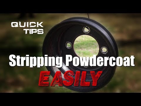 The Easiest Way To Remove Powder Coat!