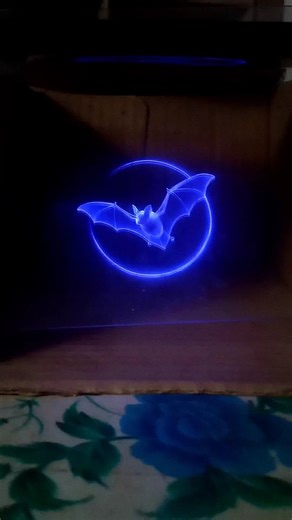 How to make transparent hologram 3D projector 📽️ #music #decoration #hologram