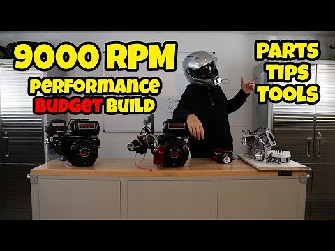 9000 RPM Predator 212 cc non-hemi engine performance mods
