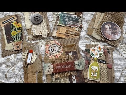Vintage Grunge Junk Journal Tag Ideas